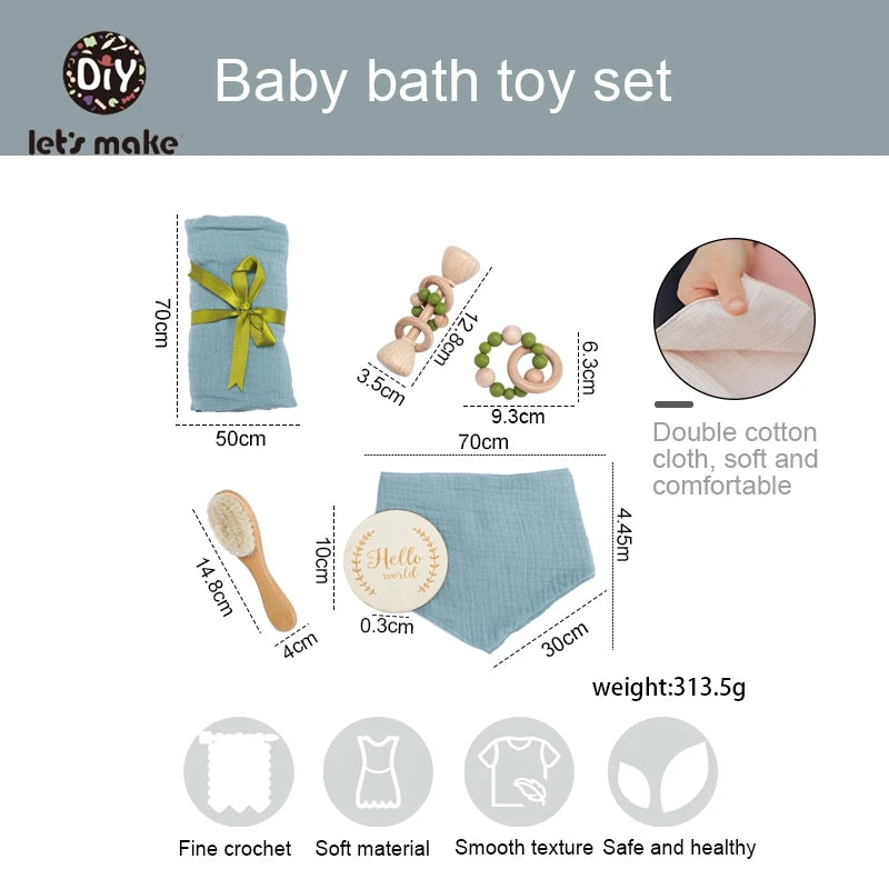 Baby Bath Towel and Blanket Set