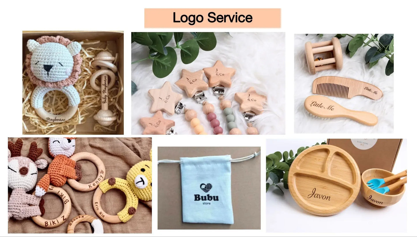 Baby Shower Rattle Set