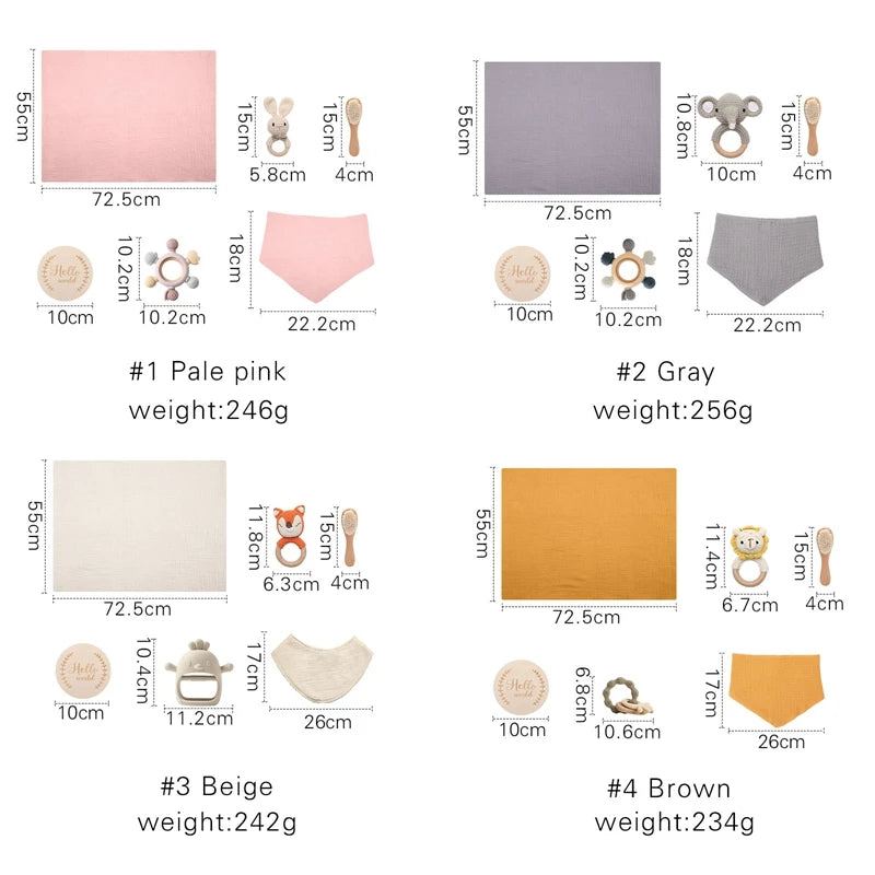 Baby Bath Towel and Blanket Set
