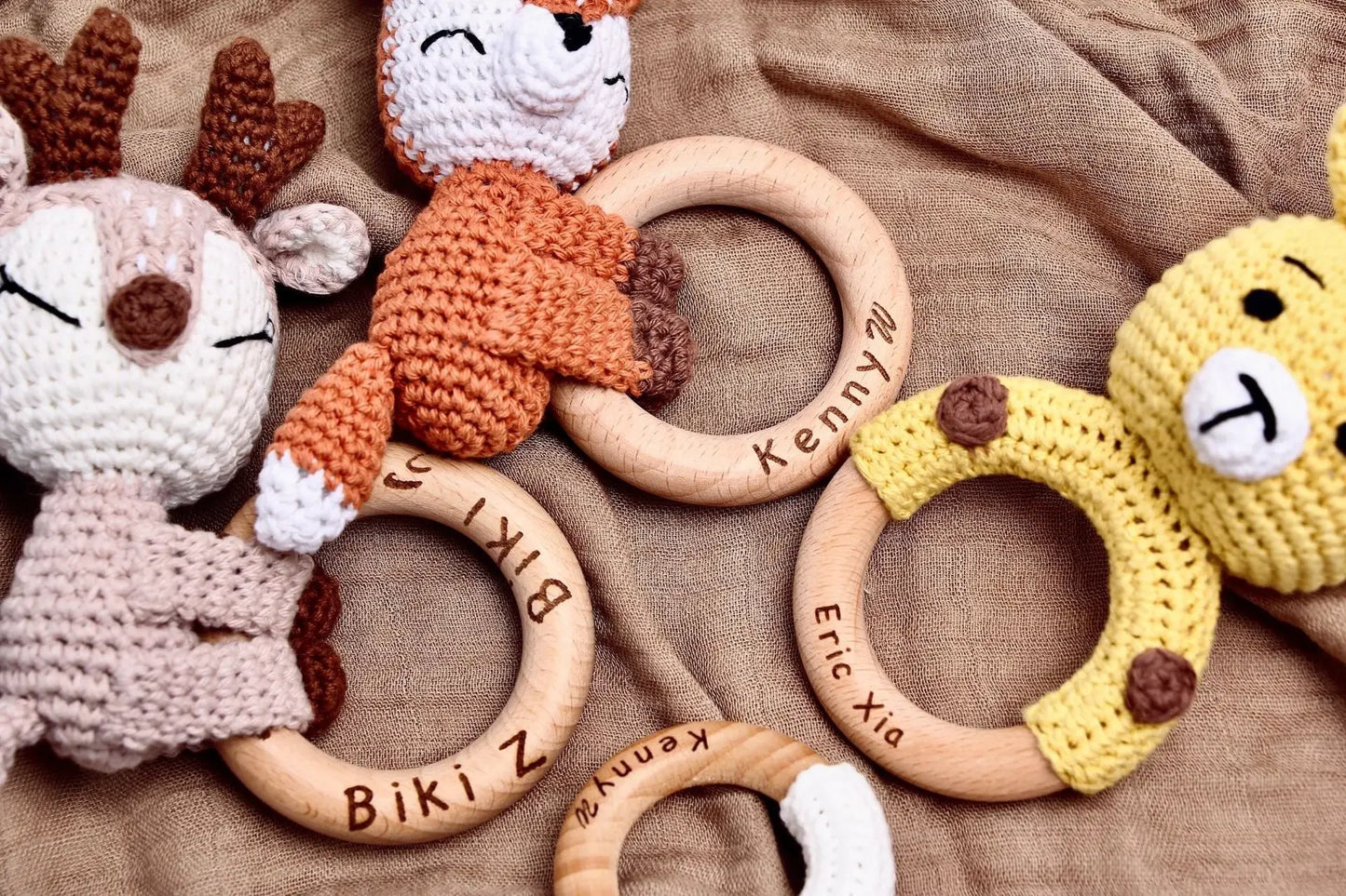 Baby Shower Rattle Set