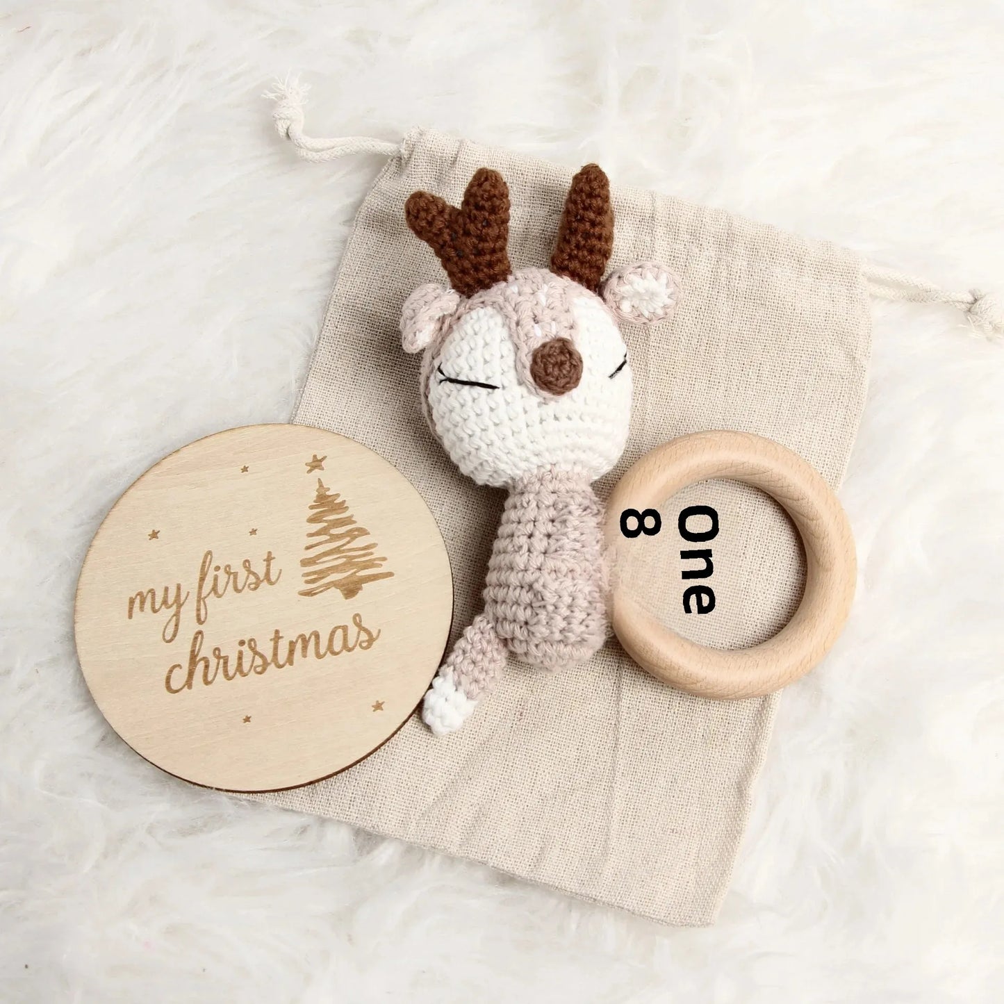 Baby Shower Rattle Set