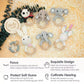Muslin Blanket Crochet Wooden Gift Set